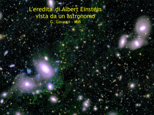 L`eredita` di Albert Einstein vista da un astronomo