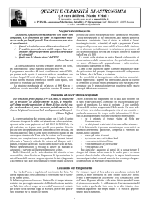 Pag. 2 - Associazione Marchigiana Astrofili