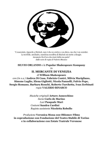 IL MERCANTE DI VENEZIA - Teatro Stabile Torino