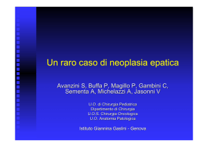 Neoplasia Epatica – Avanzini - Chieti 06