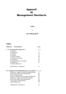 Appunti di Management Sanitario - SIMET