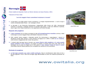 Norvegia - Operation World Italia