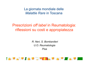 presentazione Neri - Registri patologie della Regione Toscana.