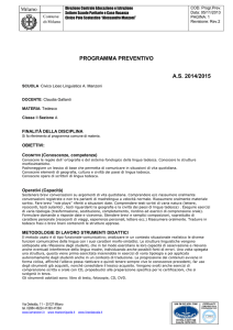 2A - Gallanti - Tedesco - Liceo Linguistico "A.MANZONI"