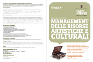Master Management Risorse artistiche e culturali.ai