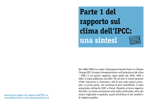Dossier clima 2007 - Rapporto IPCC 1