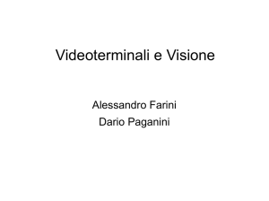 Videoterminali e Visione