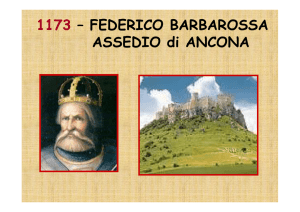 1173 – FEDERICO BARBAROSSA ASSEDIO di ANCONA
