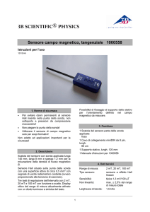 Sensore campo magnetico, tangenziale 1000558