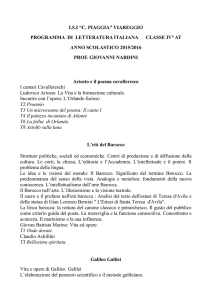 Programma di italiano IV° AT 2015-16