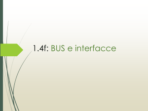 1.4f - Bus e interfacce - Home page istituzione trasparente