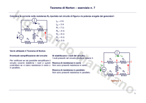 Teorema di Norton – esercizio n. 7 - Digilander