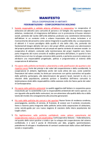 manifesto - Confcooperative Bolzano