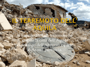 Il terremoto de L`Aquila del 2009