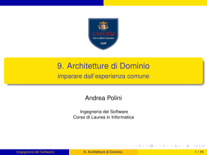 9. Architetture di Dominio