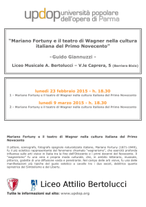 Mariano Fortuny e il teatro di Wagner nella cultura italiana del Primo