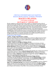 magica irlanda - Università degli Studi di Perugia