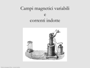 Campi magnetici variabili e correnti indotte