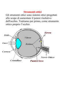 Strumenti ottici Gli strumenti ottici sono sistemi ottici progettati allo