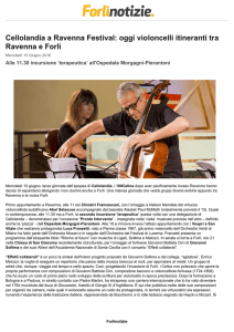 Cellolandia a Ravenna Festival: oggi violoncelli