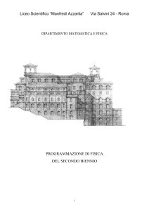 Liceo Scientifico “Manfredi Azzarita” Via Salvini 24