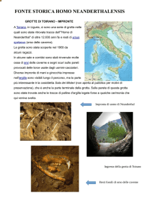 fonti storiche neanderthal