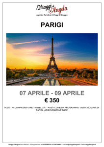 PARIGI - I Viaggi di Angela