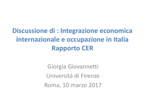 Giorgia Giovannetti - Centro Europa Ricerche