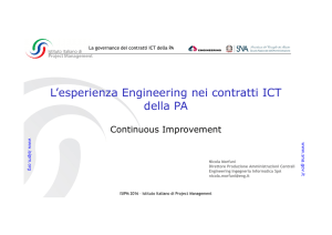L`esperienza Engineering nei contratti ICT della PA