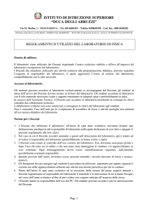 RegLabFisica IIS_ABRUZZI - "Duca degli Abruzzi" Padova