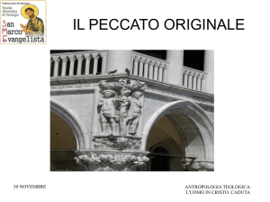 IL PECCATO ORIGINALE - Patriarcato di Venezia