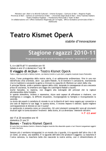 L`albero - Teatro Kismet OperA