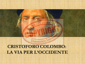 3) Cristoforo Colombo.