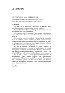 LE OPINIONI - Ordine Avvocati Milano