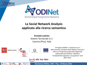 La Social Network Analysis applicata alla ricerca semantica
