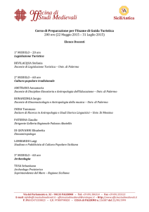 Lista dei docenti - L`Officina di Studi Medievali