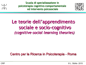 Cognitive social learning theories