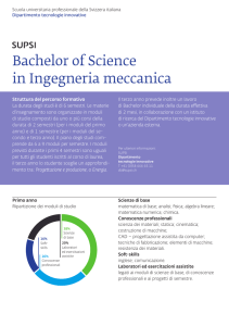 Bachelor of Science in Ingegneria meccanica