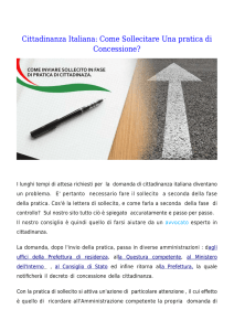 Cittadinanza Italiana: come sollecitare nella pratica di concessione