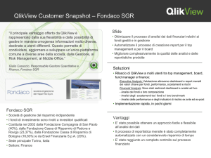 QlikView Customer Snapshot – Fondaco SGR