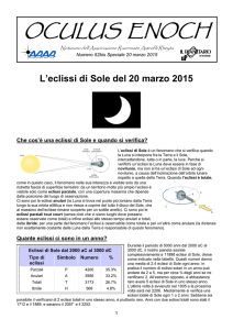 num.52 bis, Speciale eclissi - Associazione Ravennate Astrofili Rheyta