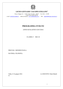4B - Liceo classico "Jacopo Stellini"