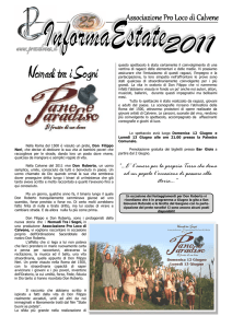 Informa Estate 2011 - Sito Ufficiale Associazione Pro Loco Calvene