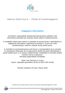 Ingegnere informatico - Informagiovani Cremona