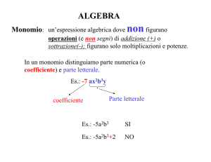 algebra - CPIA 1 CASALE ALESSANDRIA