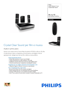 HTS7202/12 Philips Home Theater 2.1 con Crystal Clear Sound