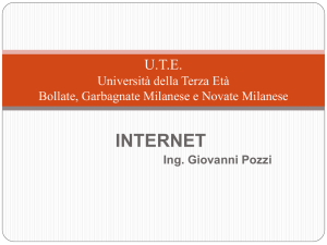 Internet Explorer - UTE - Università della Terza Età > Home