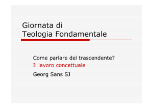 Il lavoro concettuale - Pontificia Università Gregoriana