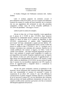 Tribunale di Udine - 2 sezione Civile