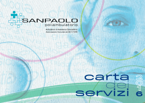 carta dei servizi 6 - Poliambulatorio San Paolo